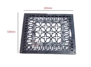 Ventilación de aire de hierro fundido de diseño moderno para rejillas de ventilación y registro de suelo - Product Image 2