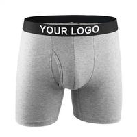Sous-vêtements pour hommes de haute qualité, caleçons respirants en coton et élasthanne, écologiques, antibactériens, confortables, avec ceinture élastique