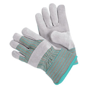 ถุงมือนิรภัยหนังวัวแยกสำหรับคนงานก่อสร้าง - Product Image 4