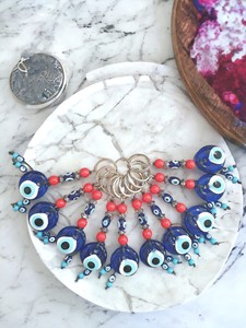 Porte-clés avec perle anti-mal - Product Image 1