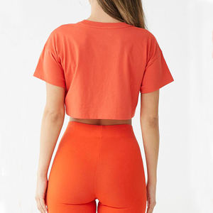 Top corto de estilo perfecto antiarrugas para mujer, ropa informal, transpirable, cómodo, duradero, Top corto de tela con precio razonable - Product Image 3