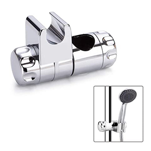 Supporto doccia cromato gancio per abiti scorrevole su e giù Pack 1 - Product Image 1