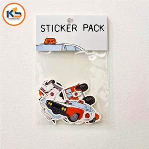 Pegatinas de Vinilo Resistentes a los Rayos UV, Ecológicas e Impermeables |   100 Piezas de Pegatinas Personalizadas con Logotipo para Niños, Embalaje en Bolsa de Polietileno, Tarjeta de Encabezado - Venta al por Mayor - Product Image 4