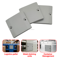 Étiquette rigide passive UHF de forme carrée anti-effraction Monza R6-P ISO18000-6C en plastique technique UHF pour les étagères logistiques
