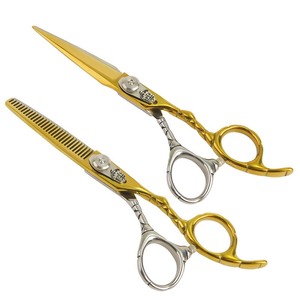 กรรไกรตัดผมสแตนเลสสำหรับร้านเสริมสวยการออกแบบที่น่าสนใจกรรไกรช่างตัดผม - Product Image 6