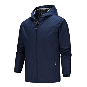 Chaqueta cortavientos impermeable ligera a prueba de viento para exteriores para hombres Precio al por mayor Chaqueta cortavientos de proveedor a granel - Product Image 4