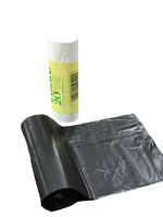 Bolsas de Basura Desechables Negras de PE al por Mayor, Extra Grandes, para Uso Comercial, Revestimiento para Contenedores de Basura, Impresión Industrial, Extrusión
