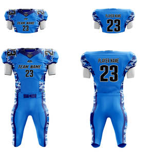 Ropa deportiva de fútbol americano con logotipo personalizado para hombre, pantalones acolchados de sarga con sublimación, conjuntos de uniformes de talla grande, fabricante - Product Image 4