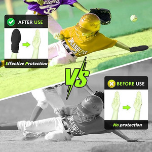 2025 manoplas de béisbol de neopreno personalizadas con protección para la mano derecha e izquierda manoplas deslizantes de diseño personalizado - Product Image 5