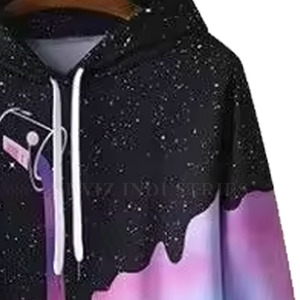 เสื้อฮู้ดพิมพ์ซับลิเมชันผลิตจากปากีสถานสำหรับผู้ชาย - Product Image 4