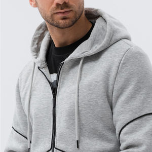 Sudadera con capucha de gran tamaño en blanco de alta calidad, ropa de calle, sudaderas con capucha personalizadas a la moda para hombre, sudaderas con capucha a precio de fábrica al por mayor - Product Image 4
