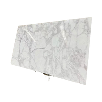 Quartzite blanche Fendy naturelle Douvres marbre blanc Livre Match Dalle Picasso Marbre Plancher Panneau Mural Table Top Meubles Pierre