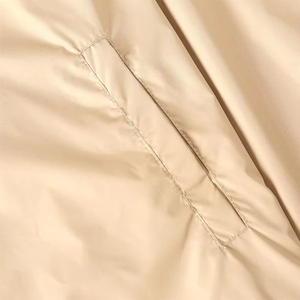 Veste coupe-vent unisexe en toile pour homme, coupe ajustée, légère, imperméable, respirante, avec logo sur le devant - Product Image 4