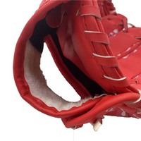Guantes de Béisbol de Cuero para Adultos al por Mayor, para Lanzador Diestro, con Diseño de Logotipo Personalizado, Impresión de Alta Calidad, para Exteriores, Dedos Completos
