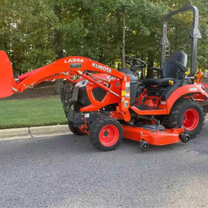 Tractor de Jardín KUBOTA B2601 4WD con Cortadora de Césped, Cargador Frontal y Rotocultivador Serie BX25D con Motor, 3700 kg, Garantía de 5+ Años - Product Image 2