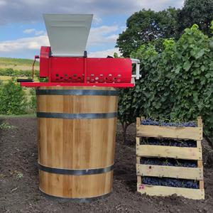 Équipement de viticulture - Concasseur et dépouilleur de raisins DG07 pour le traitement d'un grand volume de raisins - Product Image 3