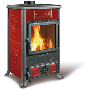 Forno a Legna La Nordica Rossella R1 Bii Colore Bordeaux - Product Image 1