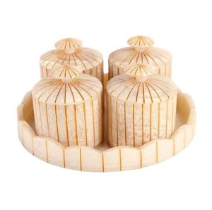 Bandeja de servicio de resina epoxi de calidad superior con posavasos Bandeja de servicio de agua y té de desayuno personalizada al mejor precio - Product Image 2