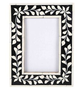 Accueil à la mode luxe artistique os incrustation bois cadres Photo Vintage personnalisé Design indien vente en vrac cadre Photo du fabricant - Product Image 3