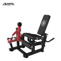 Machine à soulever les jambes et à flexion des jambes BN Commercial Plate Loaded 2 en 1, équipement d'entraînement pour la musculation personnelle et la salle de sport