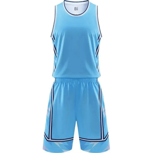 Vente en gros 160GSM Basketball Jersey Set Rouge et Noir Uniforme Réversible Mesh Tissu à Séchage Rapide pour Enfants Hommes Femmes Jeunes - Product Image 3