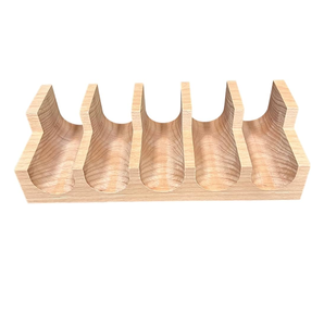 Taco de madera de alta calidad y taco de fiesta o restaurante para soporte para vendedor, vajilla, Platos y platos - Product Image 1