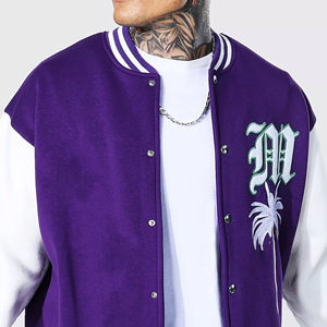 Chaquetas Varsity para Hombre al por Mayor, Chaqueta Letterman con Logotipo Personalizado, Chaquetas de Béisbol para Hombre - Product Image 4