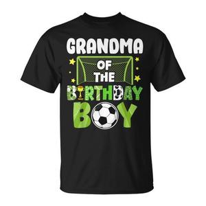 T-shirt coordinata per la famiglia a tema calcio, per la festa di compleanno della nonna o del ragazzo, personalizzabile, design promozionale - Product Image 1