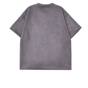 T-shirt vintage lourd lavé à l'acide du fabricant de haute qualité en coton personnalisé tricoté respirant court Logo personnalisé pour - Product Image 3