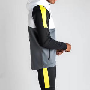 Sweat à capuche zippé surdimensionné en coton pour hommes, respirant, décontracté, avec impression personnalisée et fermetures éclair bon marché, vente en gros - Product Image 3