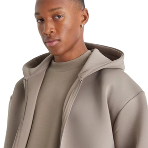 เสื้อฮู้ดแขนยาวสำหรับผู้ชายโอเวอร์ไซส์แบบรูดซิปได้สำหรับผู้ใหญ่350 GSM - Product Image 5