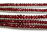Perles Briolette Facettées Naturelles de Haute Qualité en Gros, Taille Unique, Réfractaires, 5-8mm, 1.75-2ct, Grenat Rouge du Mozambique, Gemmes Rondelles