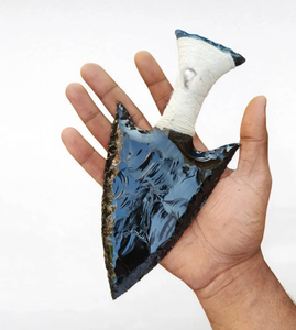 Cuchillo de Obsidiana Negra, Daga, Hoja, Arma de Cristal Hecha a Mano, Herramienta de Protección Espiritual, Decoración Metafísica, Regalo Simbólico - Product Image 3
