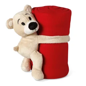 MANTA Personalized Plush Teddy <b>Bear</b> <b>Blanket</b> Premium Merchandising Item - Product Image 1