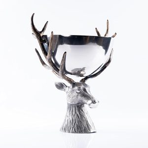 Metal <b>Santa</b> Sleigh with Reindeer <b>Stand</b> Christmas Mantel Decor Handmade Christmas Decor Choice of Finishing - Product Image 6