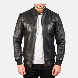 Más Popular de alta calidad de encargo de los hombres chaqueta de cuero de pie de la calle caliente Nueva llegada Pakistán hizo motocicleta de invierno - Product Image 2