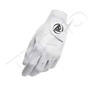 Gants de golf souples avec logo personnalisé pour hommes et enfants en cuir lavable et cabretta pour les sports d'extérieur - Product Image 4