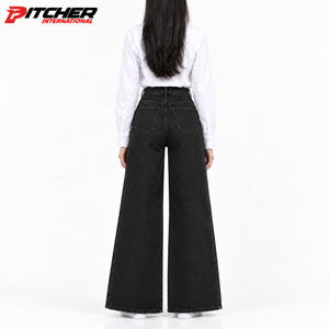 Jeans en denim pour femmes en gros, jeans skinny, denim noir pour les marques de mode, denim personnalisé, fourniture de marque privée - Product Image 3