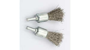 Brosse à fil métallique miniature en acier inoxydable et en laiton de 16 mm |   Nettoyage industriel automobile |   OEM personnalisable - Product Image 3