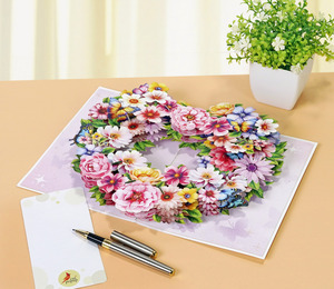 Wholesale HMG Popup <b>Paper</b> Customized <b>Handmade</b> 3D Pop-up Greeting Cards with Offset Printing for Happy Birthday or Mother's Day - Product Image 5