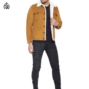 Vêtements décontractés stylés jeans en coton de haute qualité design personnalisé vêtements d'extérieur vente en gros veste d'hiver - Product Image 5