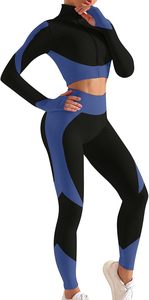 Ensemble de fitness respirant pour femmes-Short de soutien-gorge de yoga respirant personnalisé en gros avec vêtements de sport et haut de couleur unie avec leggings - Product Image 6