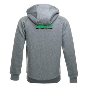 100% respirant coton sur mesure hommes hiver extérieur sweat à capuche sweat ensemble multicolore thermique fermeture éclair Logo dernier teint uni - Product Image 3