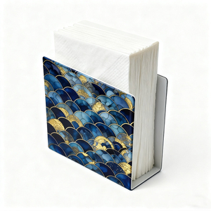 Porta Servilletas Cuadrado de Metal Estilo Japonés para Mesa, Porta Servilletas de Papel para Cócteles, Decoración para Cocina, Comedor, Sala de Estar, Cafetería - Product Image 2