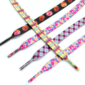 Lacets plats en polyester de 1/16 po avec aimants pour baskets et chaussures de sport - Product Image 6