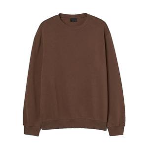 Vente en gros de sweats de haute qualité à col rond vierges pour hommes avec logo personnalisé 480GSM sweats décontractés à manches longues en polaire de marque - Product Image 1