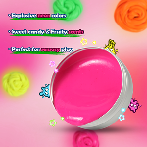 Neon thơm <span class=keywords><strong>Putty</strong></span> không độc hại giảm căng thẳng thần tài đồ chơi cho trẻ em - Product Image 2