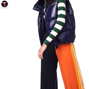 Gran oferta, chaleco grueso de invierno liso con cremallera para mujer, chaleco de burbujas de algodón para mujer, chaleco de estilo ligero acolchado transpirable de la mejor calidad - Product Image 6