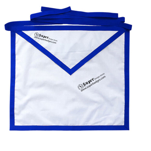 Tablier maçonnique 11e degré Rite écossais maçonnique Regalia tablier artisanal de couleur bleue à vendre tablier MASTERS MASONIC BLUE LODGE - Product Image 3