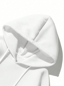 Tendance Hommes Pull À Capuche Imprimé/Style Fermeture Éclair En Tissu Respirant Et Confortable Coton Polaire/Polyester Polaire Thermique - Product Image 2